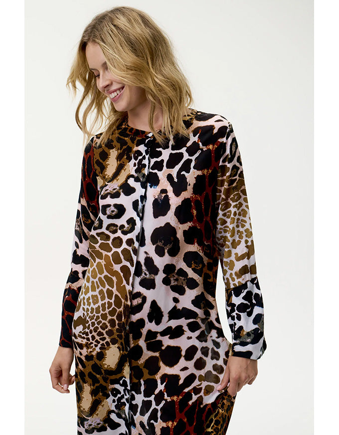 India Lipari Viscose Leopard
