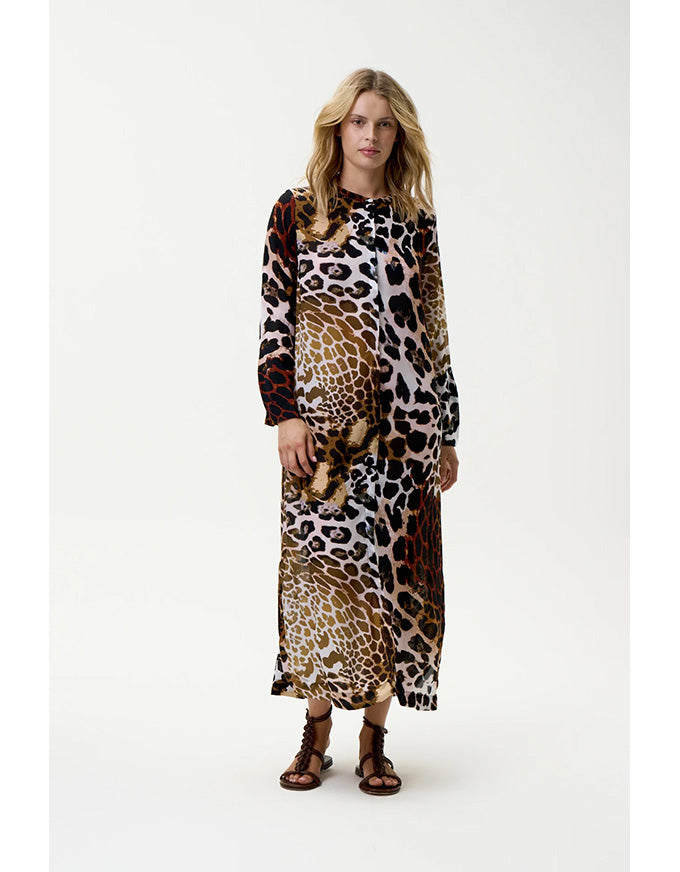 India Lipari Viscose Leopard