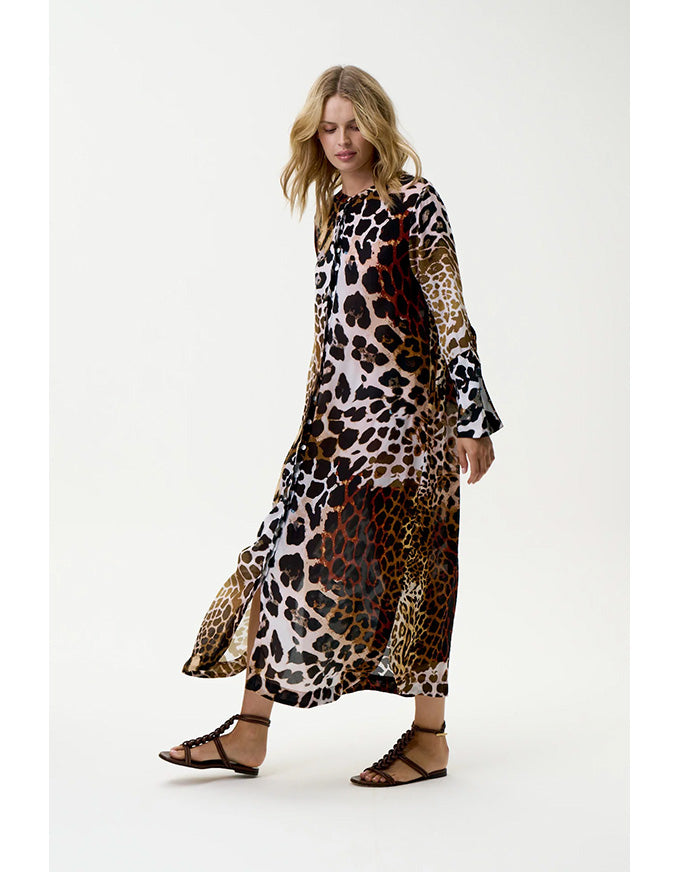 India Lipari Viscose Leopard