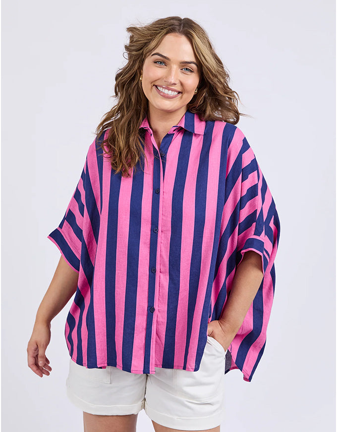 Palermo Stripe Shirt Blue/Pink