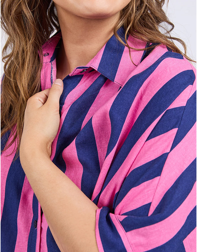 Palermo Stripe Shirt Blue/Pink