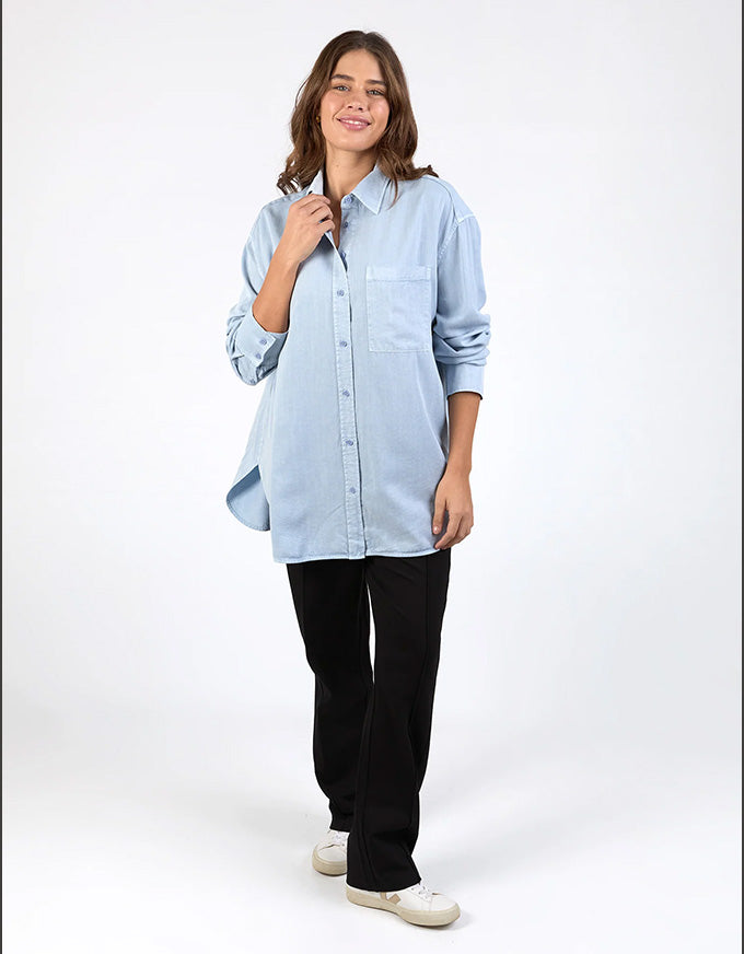 Brooklyn Tencel Shirt Sky Blue