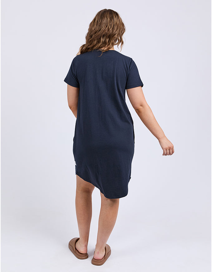 Aiden Short Sleeve Dress Navy