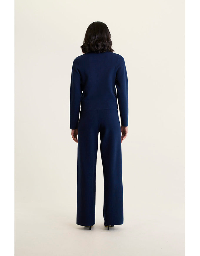 Carter Knit Jacket Navy