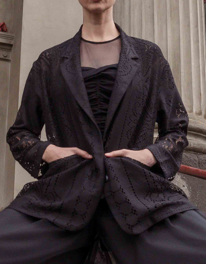 Baliage Lace Jacket Black