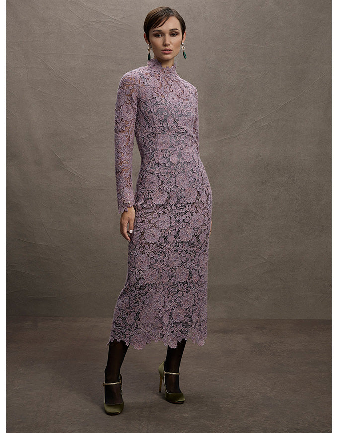 Estelle Midi Dress Lavender