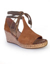 The gorgeous Gorjes in Light Choc Suede with Natural Rope sole.