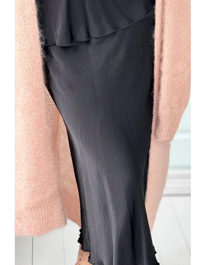 Katniss Viscose Skirt Black