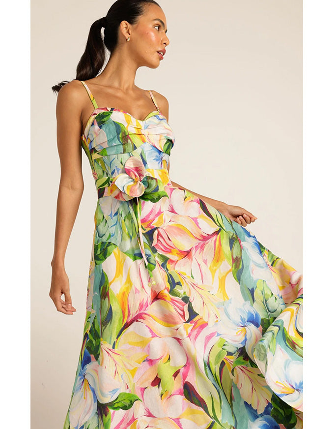 Camille Maxi Dress Watercolour Floral
