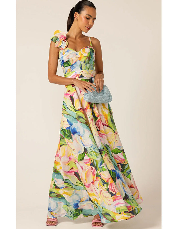 Camille Maxi Dress Watercolour Floral