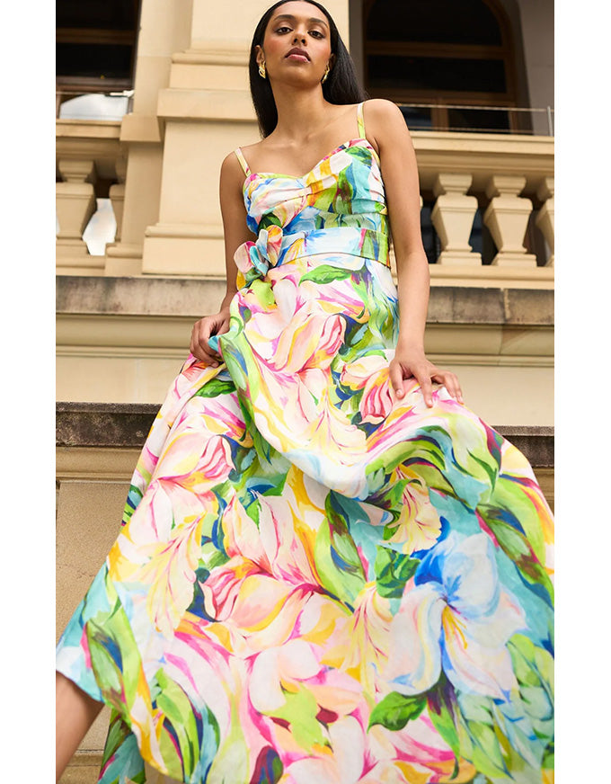 Camille Maxi Dress Watercolour Floral