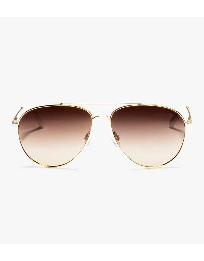 Mara Sunglasses White/Gold