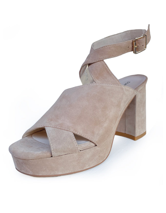 Gray hot sale suede heels