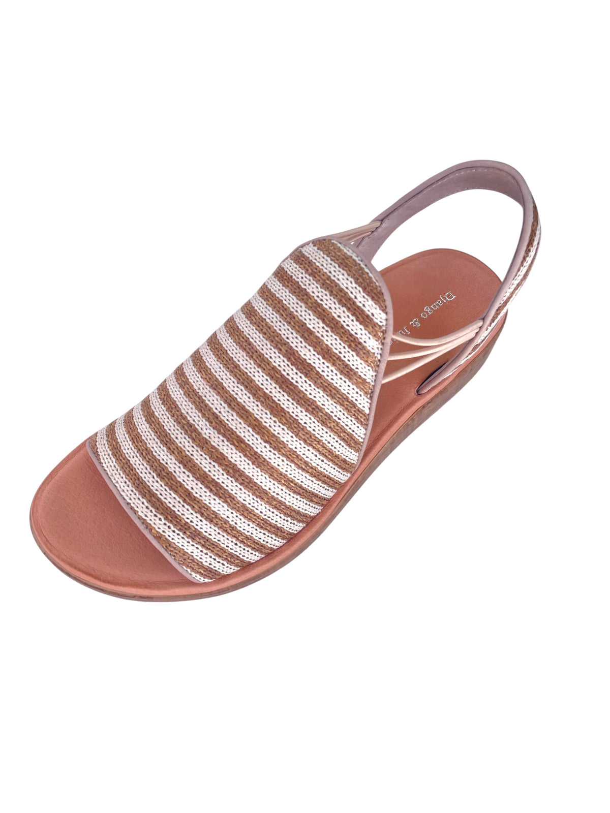 Oarliss Coffee Stripe Sandal
