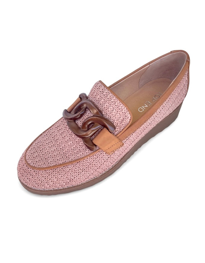 Ossely Natural Raffia Loafers