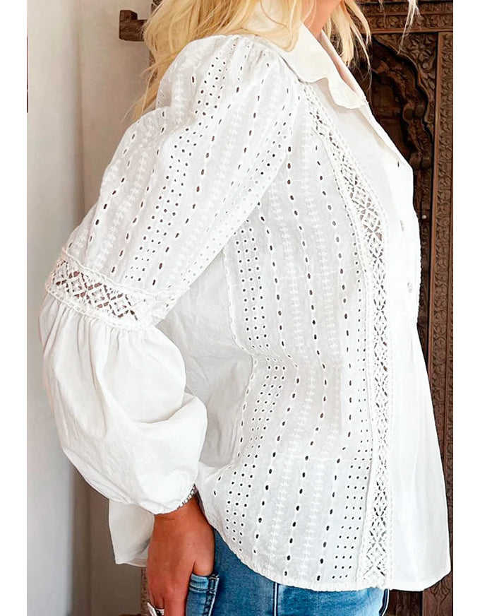 Riley Cotton Shirt White