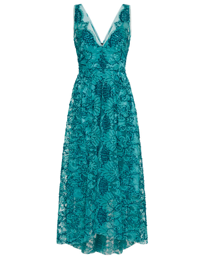 Stephanie Dress Turquoise