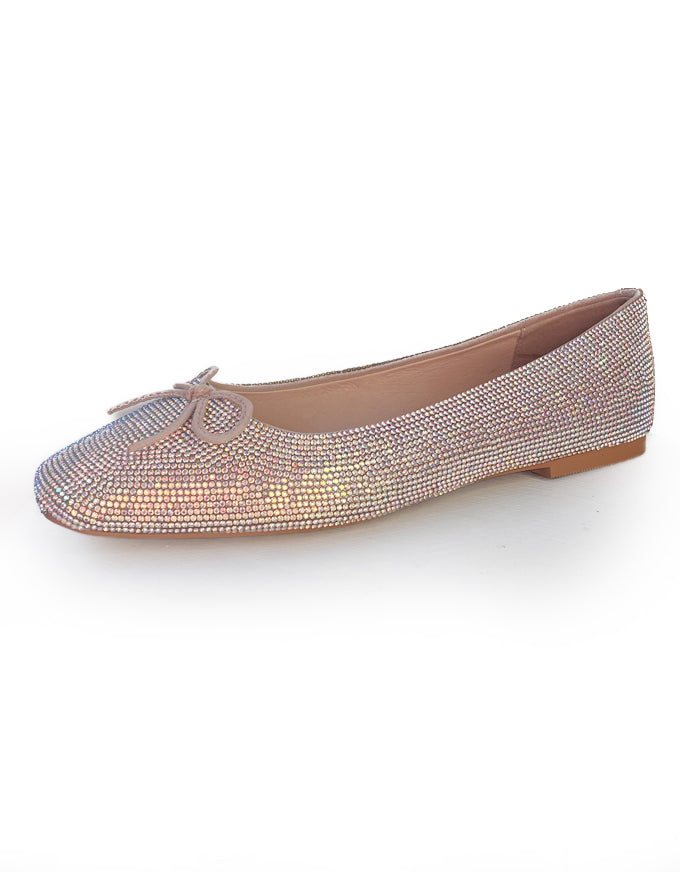 Terina Flats Silver Nude Jewels