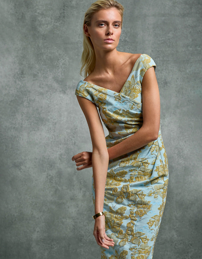 Topaz Dress Mint-Topaz