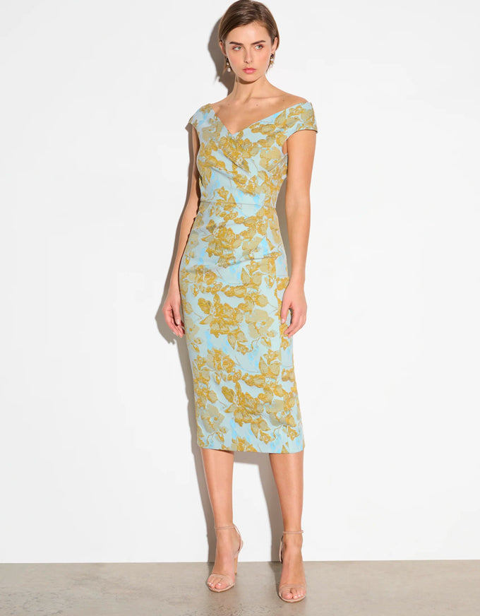 Topaz Dress Mint-Topaz