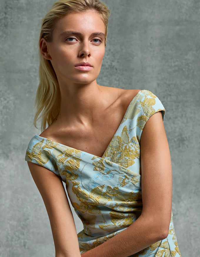 Topaz Dress Mint-Topaz