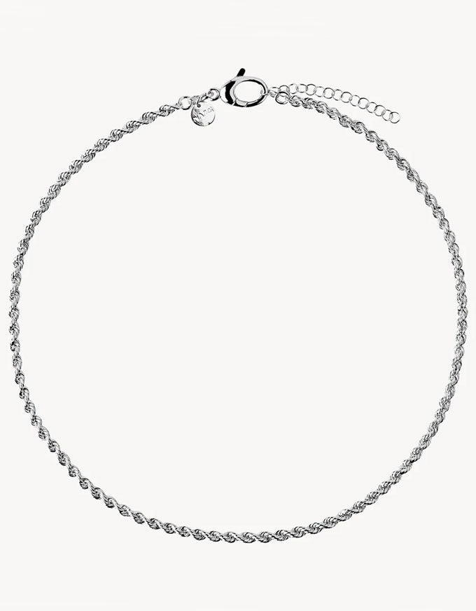 Twine Silver Chain 80cm
