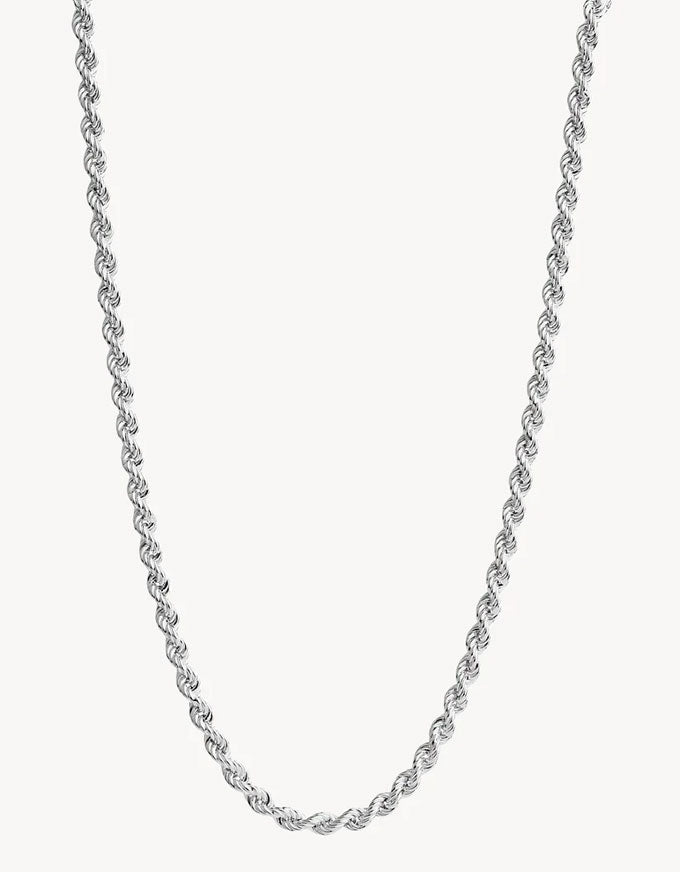 Twine Silver Chain 80cm