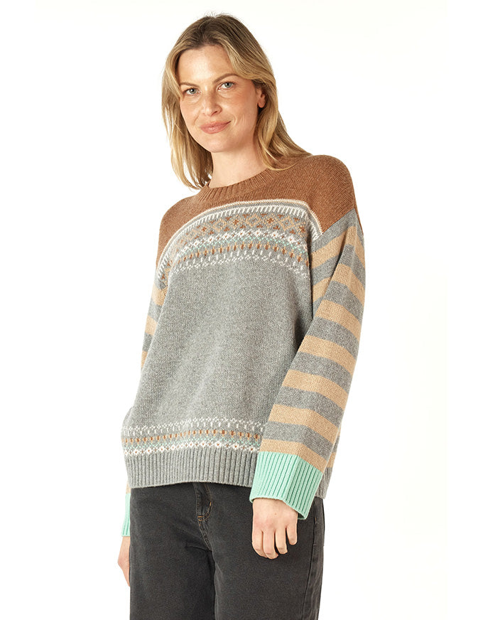 Fairisle Knit Jumper Goose