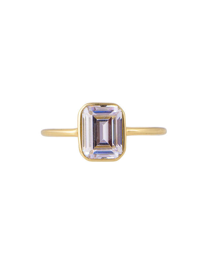 Emerald Cut Cocktail Ring