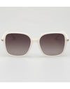 Desi Sunglasses - White Linen