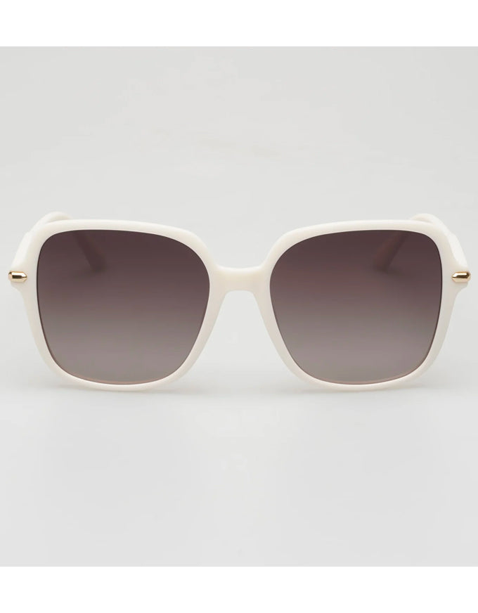 Desi Sunglasses - White Linen