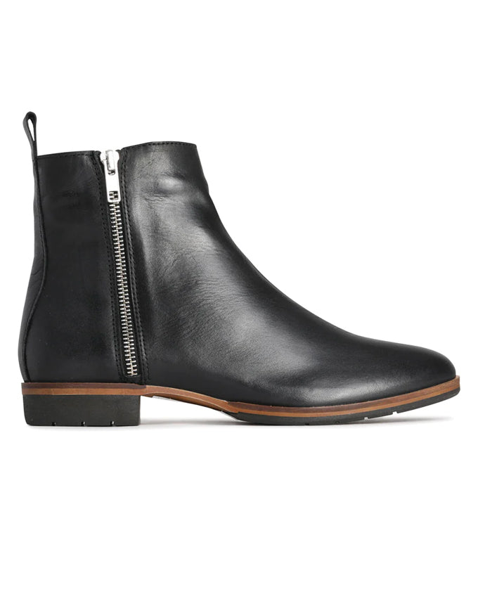 Gabriel Ankle Boots Black Leather – Bombo Clothing