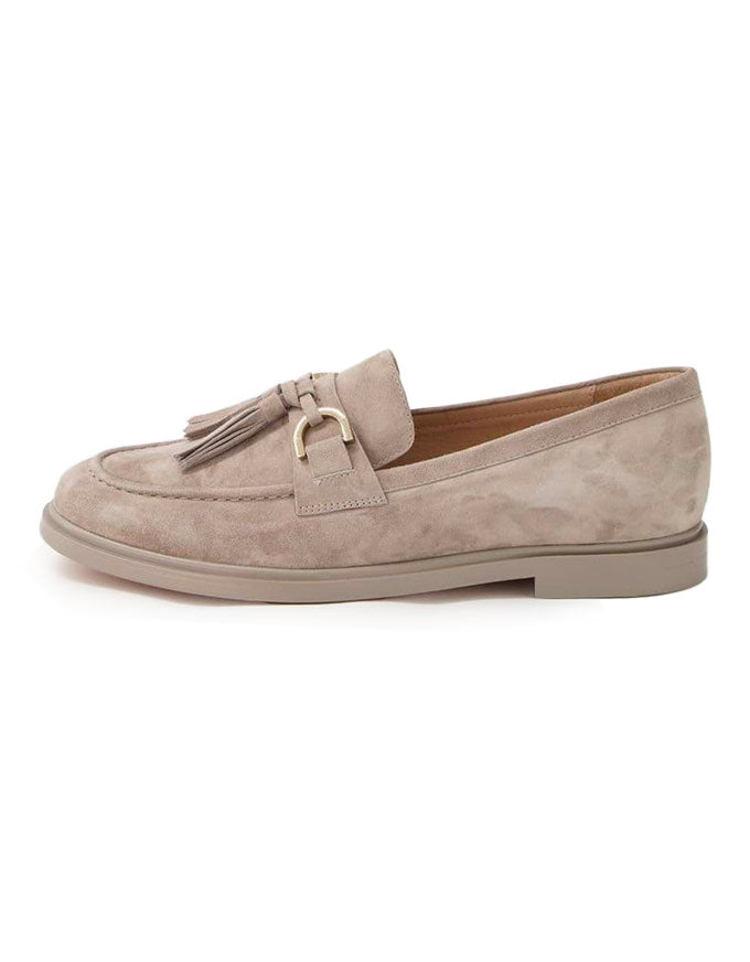 Gelly Loafers Taupe Suede