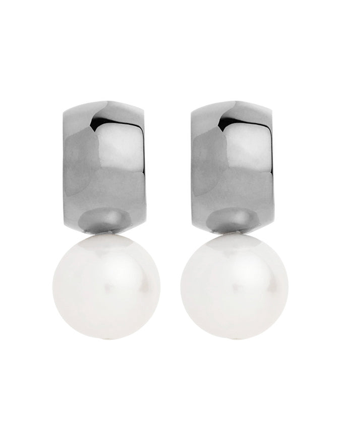 Idyll Pearl Stud Earring Silver