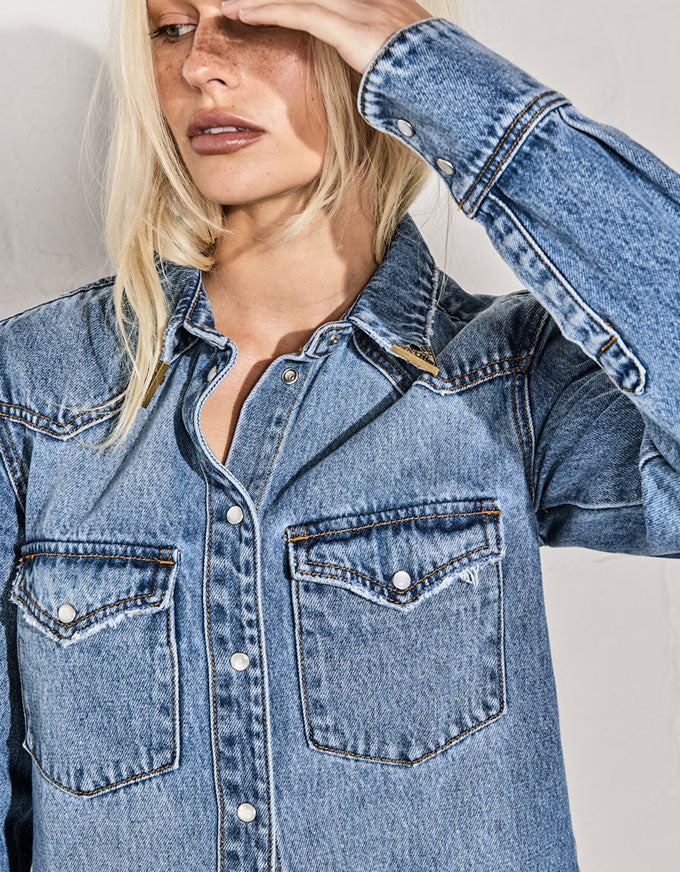 Montana Shirt Western Blue