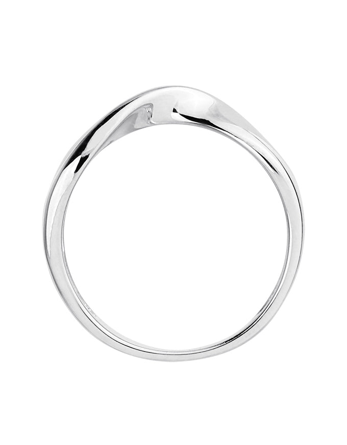 Muse Silver Single Twist Ring