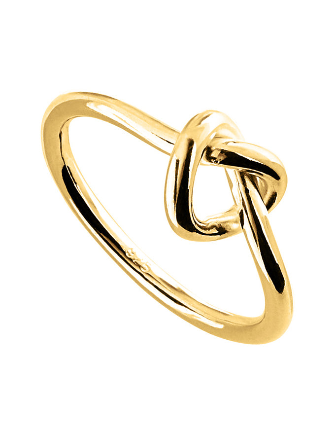 The beautiful but simple Nature's Knot Yellow Gold Ring, from Najo.