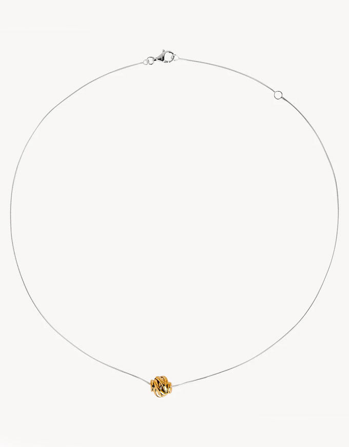Nest Yellow Gold Necklace