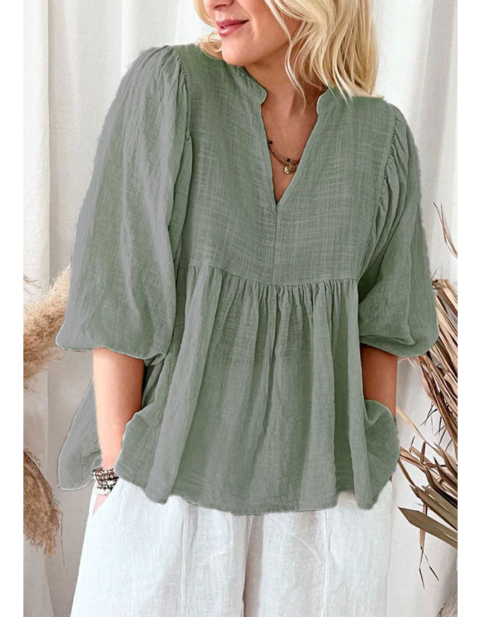 Nora Cotton Shirt Sage