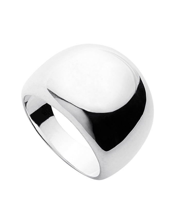 The luxurious Panorama Silver Domed Ring, from Najo.