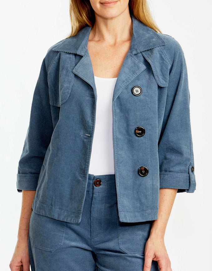 The Cord Jacket in Denim, from Ping Pong. 