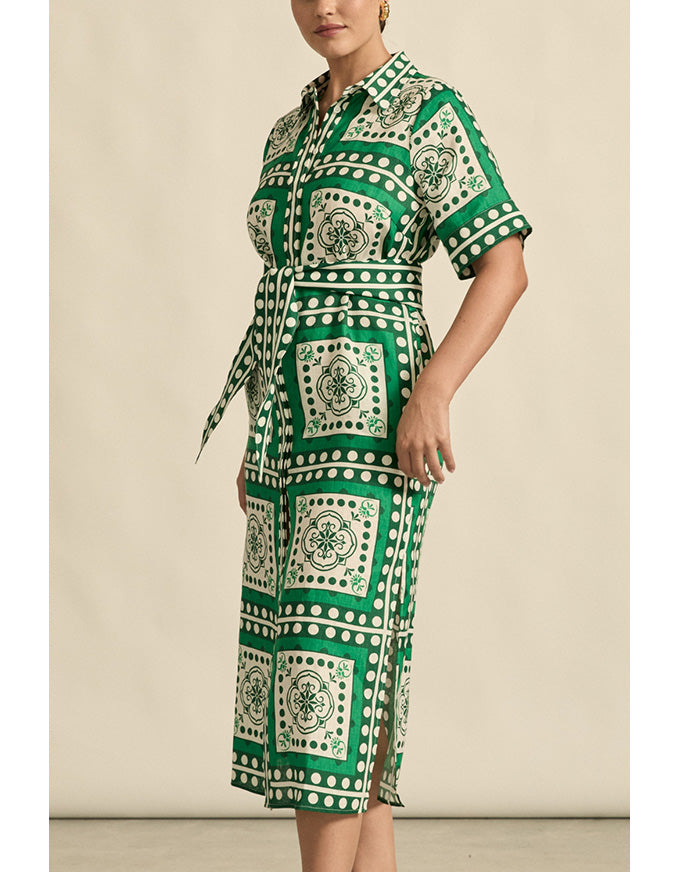 Roam Dress - Parrot Scarf