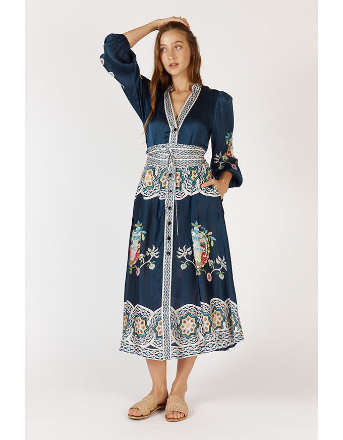 Garcia Maxi Dress Navy
