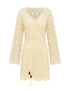 Talia Mini Kaftan Dress Ivory