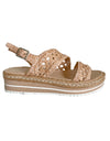 Acey Sandals Nude Woven
