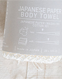 Body Towel Paper Japanese