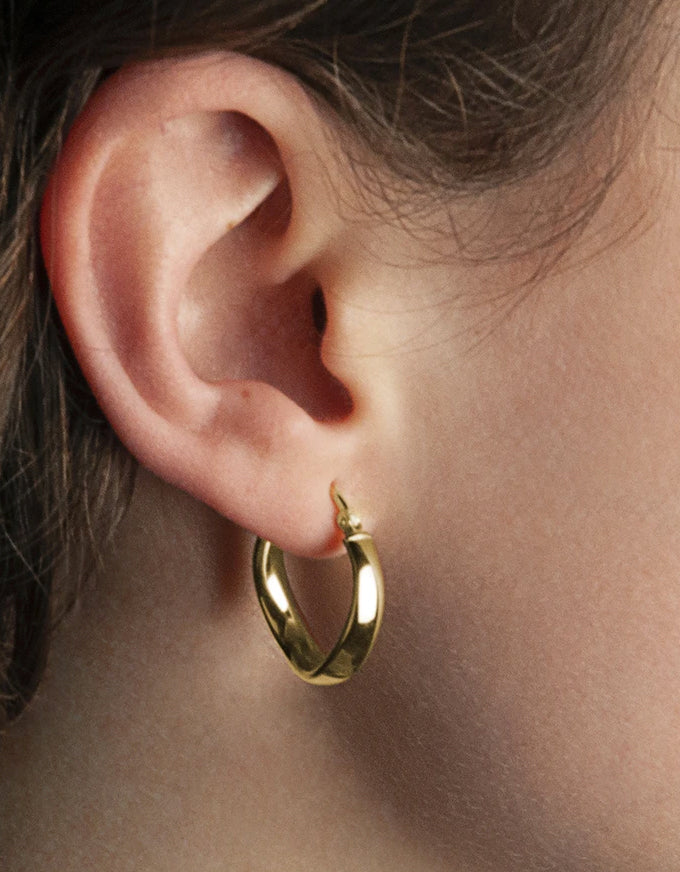 Eddy Hoop Yellow Gold