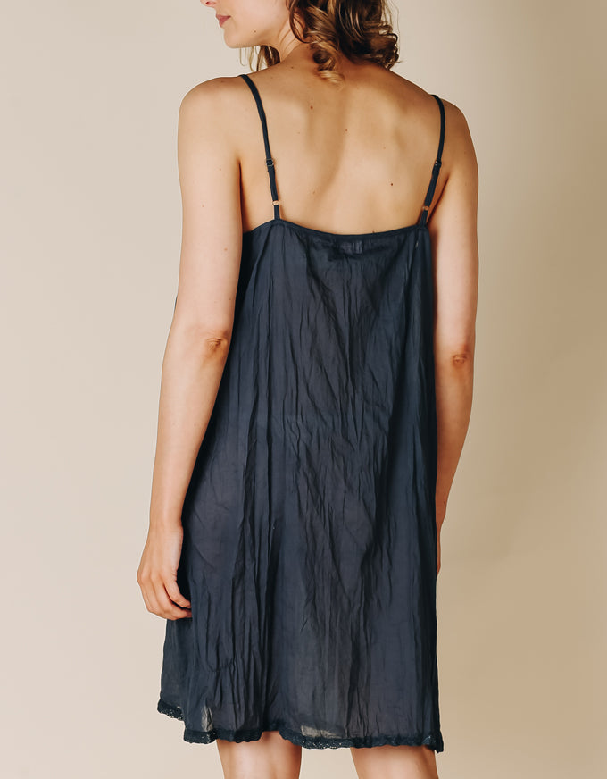 The perfect basic slip to layer under any sheer dress.