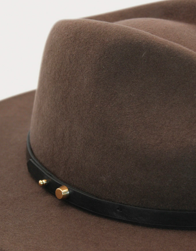 OSLO Felt Fedora Truffle