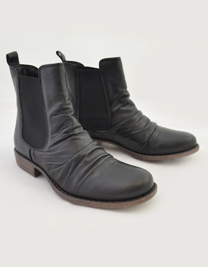 The Willo Ankle Boots in Black.